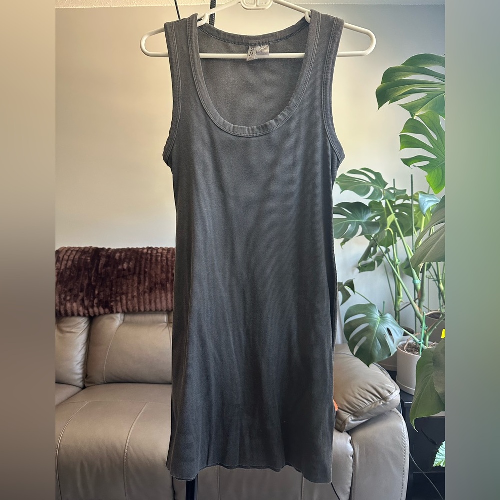 H&M Charcoal Bodycon Tank Dress